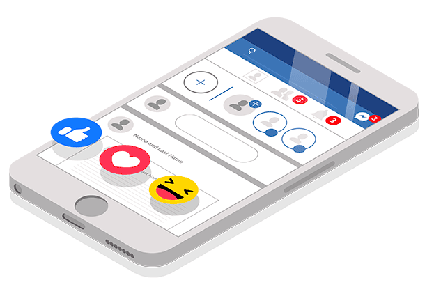 Redes sociales y reacciones